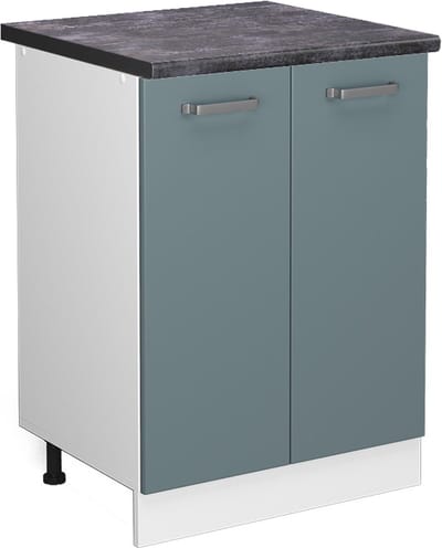 Vicco R-Line Keukenonderkast – 60 cm, WB Antraciet Blauw-grijs