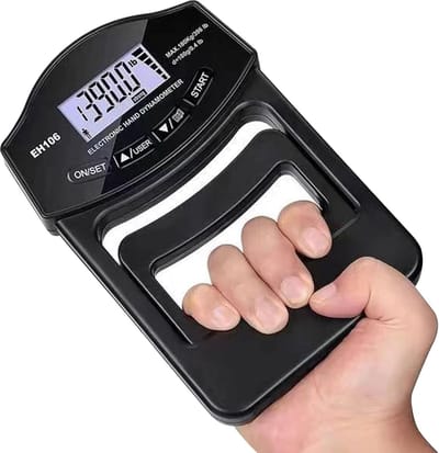 Digitale Handdynamometer Tot en Met 396Lbs/180Kg - Grip Sterkte Tester Meter - Usb en Batterij - Lcd-scherm Handgrip - Innovatief - Vingers Kracht Training - Personal Records Bijhouden - Hand Trainer