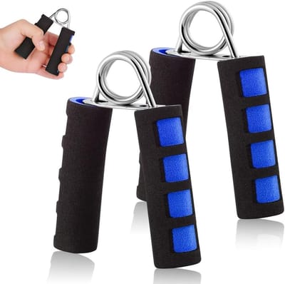 Handtrainers Set van 2 voor Gripkracht, Spieropbouw en Krachttraining - Ideaal voor Fitness en Onderarmtraining met Antislip Handvat
