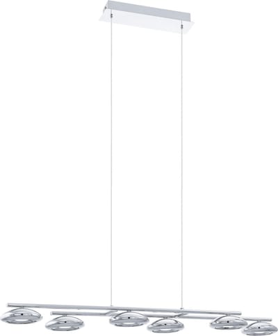 EGLO TARUGO 1 LANGE TAFEL 6X450LM CHROOM