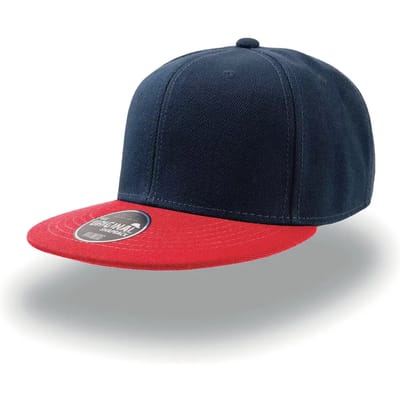 Atlantis Headwear Snap Back Cap AT603 - NAVY/RED - One size