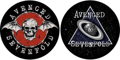 Avenged Sevenfold - Skull / Space Platenspeler Slipmat - Multicolours