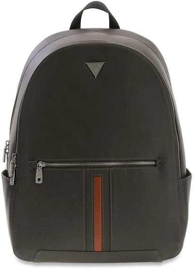 GUESS laptop rugzak rugzak met laptopvak Torino Backpack Anthracite Grey donkergrijs