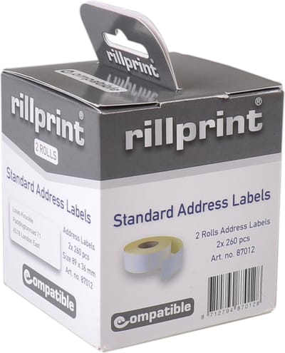 DYMO LW - Standard Labels - 89mm x 36mm