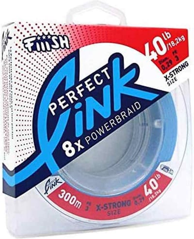Fiiish Perfect Link 300 M Gevlochten Vislijn Blauw 0.29 mm