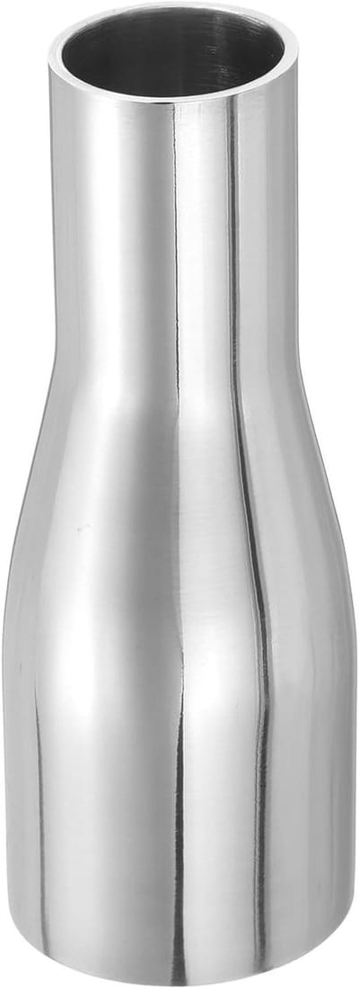 Concentrisch verloopstuk van roestvrij staal 304, 95 mm, voor uitlaat en HVAC toepassingen, lasfitting met 38 mm tot 25 mm buitendiameter