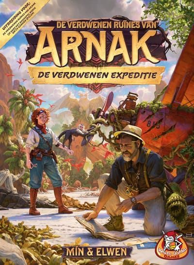 White Goblin Games - De Verdwenen Ruïnes van Arnak: De Verdwenen Expeditie - expertspel - 1 tot 4 spelers - 30 minuten - Vanaf 12 jaar