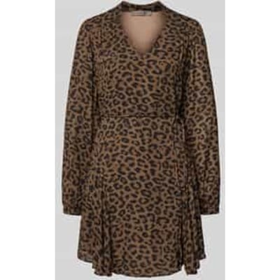 Mini-jurk met strikceintuur, model 'WANDA'