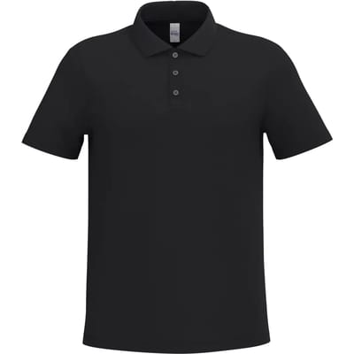 iDeal Basic Brand Heren piquépolo IB220 - Ideal Black - XS