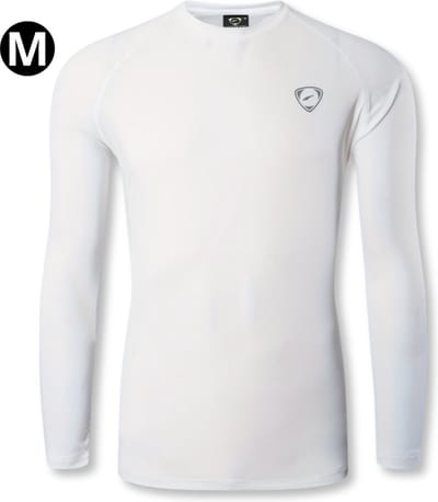 Bovista Rash Guard - Surf Shirt - Zwemkleding - UV Beschermende Kleding - Voor Zwemmen - Surfen - Duiken - Wit - Maat M