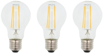 VITO LED Filament Lamp A60 E27 - 8W (vervangt 75W) - 1000lm - 2700K - Ø60mm - 220-240V - Energiezuinig - 3 stuks