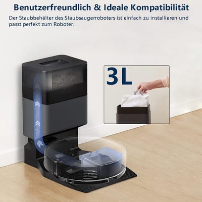 Stofzakken Robotstofzuiger - Stofzuigerzakken Vervanging - Hygiënisch Huis - Verbeterde Afdichting - 14 stuks - Wit