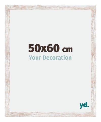 Your Decoration - Fotolijst 50x60 cm - MDF - White Wash - Catania