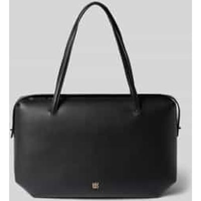 Handtas met handvat in leerlook model 'Meelo_Tote'