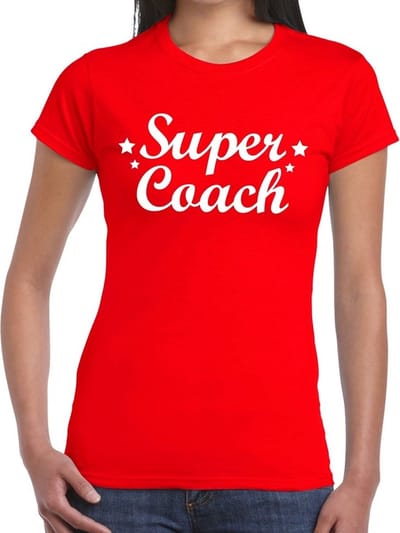 Super Coach cadeau t-shirt voor dames - Bedankt cadeau voor een coach XS
