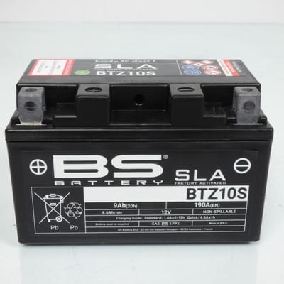SLA BS-accu voor motorfiets MV Agusta 750 F4 1999 tot 2005 YTZ10S / 12V 9Ah nieuw