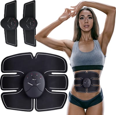 Buikspiertrainer, elektrische buikspierstimulator, unisex trainingsapparaat voor thuisgebruik
