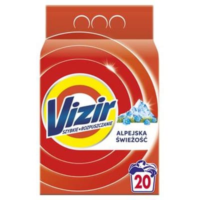 Vizir Alpine Freshness Wasmiddel 1,1KG (20 Wasbeurten)