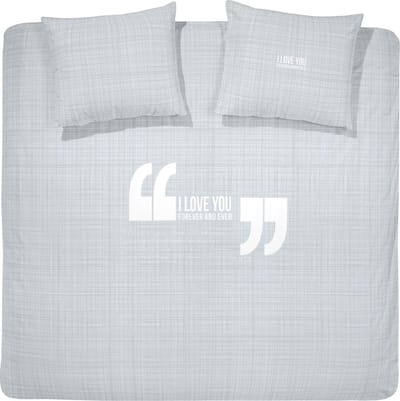 Damai Dekbedovertrekset katoen 200 x 200/220 cm always light grey