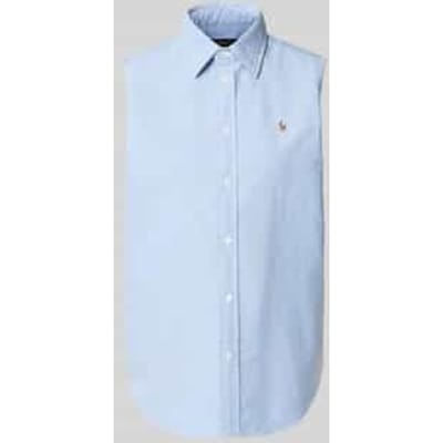 relaxed fit overhemdblouse van puur katoen