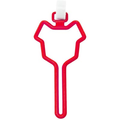 Hondenpoepzakjeshouder Huisdierafval Dragerclip Handsfree hondenriemdispenser Buiten wandelen Puppy Kakzakjes Clip Gemakkelijk mee te nemen rood