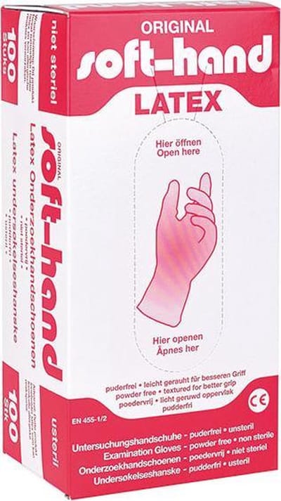 Softhand Latex Gloves Power Free Maat S