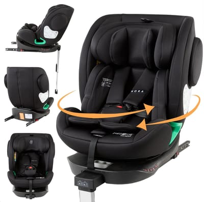 Fablekids® Kinderautostoeltje autostoeltje 360° draaibaar Isofix 40-150 cm