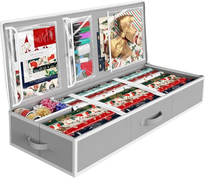 Opbergbox voor Cadeaupapier en Inpakrollen