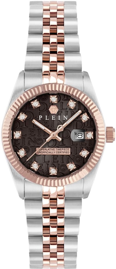 Philipp Plein Date Superlative PWNFA0625 Horloge - Staal - Multi - Ø 28 mm