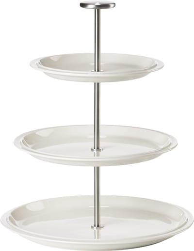 Zone Denmark Serveerstandaard, drie lagen Dia 24 x 31 cm Offwhite