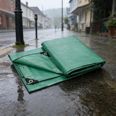 Waterdicht Zeil - Afdekzeil Beschermend - Buiten Beschermen - Uv Bestendig - 150 x 260 cm - Groen