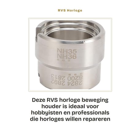 Dailygoods - RVS Horloge Beweging Houder voor Reparatie en Assemblage