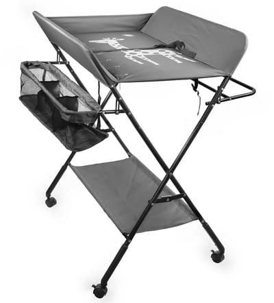 Dailygoods- Babycommode Opvouwbaar - Verstelbare Luiertafel - Draagbaar Luierwisselstation - Onderrek - Zijmand - Stevig Materiaal