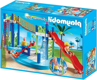 Speelgoed Waterpark - Bouwset Speelgoed - Uren Speelplezier - Met Glijbaan Douche - 24 cm - Meerkleurig