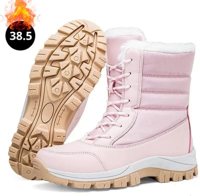 Nivard Snowboots - Sneeuwschoenen - Sneeuwboots - Dames - Wintersport - Ski - Skischoenen - Roze - 38.5- Laarzen
