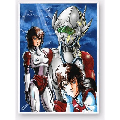 Volledige boor 5D Diamond Artwork foto Robotech animatie schilderij borduurwerk kruissteek 20X30CM gray