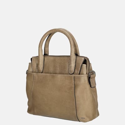Berba | Lucca | Handtas | Dames | Dust | Beige | Leer