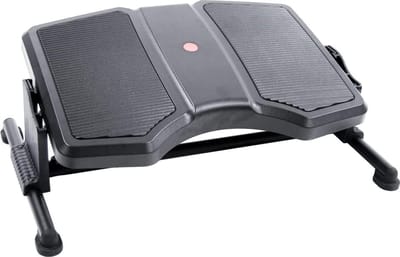 Ergonomische voetensteun - Verstelbaar en kantelbaar - Antislip - HJH OFFICE 830012 - Voetensteun voor kantoor - PODI II - In hoogte verstelbaar Foot rest
