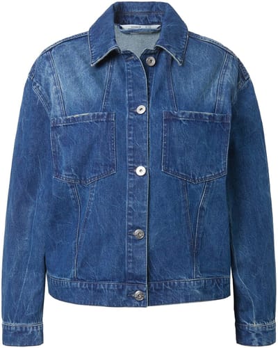 Studio Untold - Dames - Denim jas oversized - Blauw denim - Maat 42+