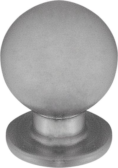 GTV - Meubelknop - bolrond aluminium 17 mm