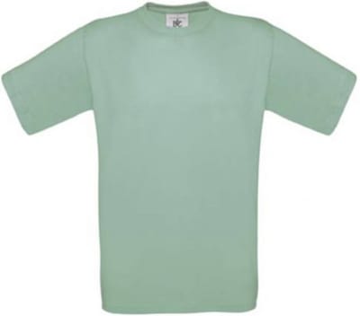 B&C Exact 150 Heren T-Shirt - Used Wasabi - Small - Korte Mouwen
