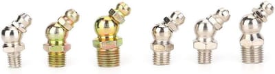 Nippel Set - Smeernippels - Machine Onderhoud - Diverse Schroefdraad - 130 Stuks - Zilverkleurig