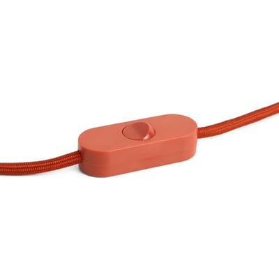 HAY E27-fitting COMMON, roestrood, stekkersnoer 240 cm