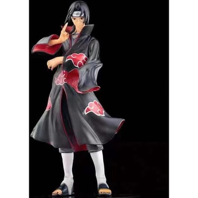Naruto Shippuden Akatsuki Lune Infinie Uchiha Itachi Figurine Anime Modèle Modèle Fait Main Ornement Cadeaux d'Anniversaire Enfants