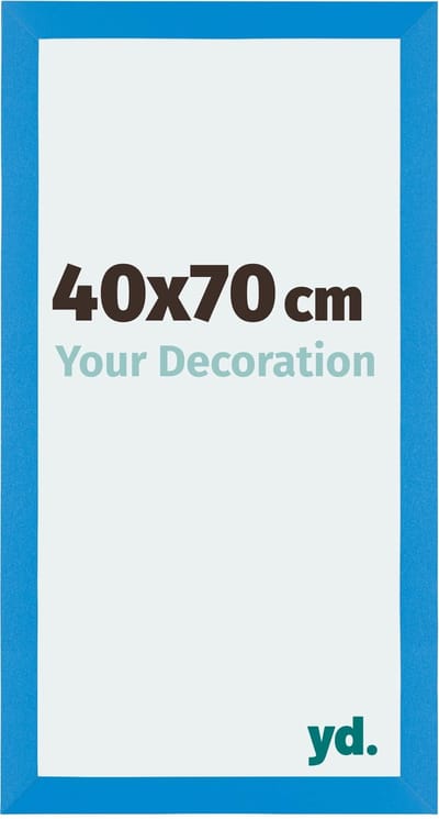 Your Decoration - Fotolijst 40x70 cm - MDF - Helder Blauw - Mura
