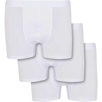 Urban Classics - Bamboo Retro 3-pack Boxershorts set - XXL - Wit