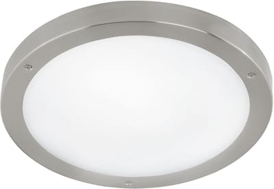 EGLO Vento 1 - Buitenverlichting - Wand/Plafondlamp - 3 Lichts - LED - RVS - Wit