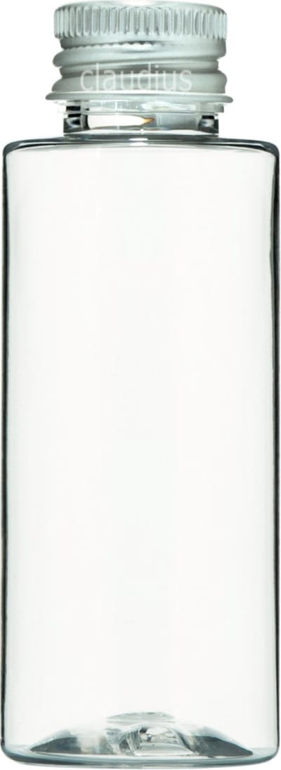 Lege Plastic Fles 50 ml PET transparant - langwerpig, met aluminium dop - set van 10 stuks - Navulbaar - Leeg
