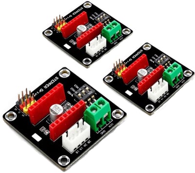 Dailygoods- Stappenmotordriver - 2 Stuks - Uitbreidingskaart A4988/DVR8825 - Beschermingsmodule - Besturingsmodule - Klein Formaat - Eenvoudig te Installeren - Motorcontroller