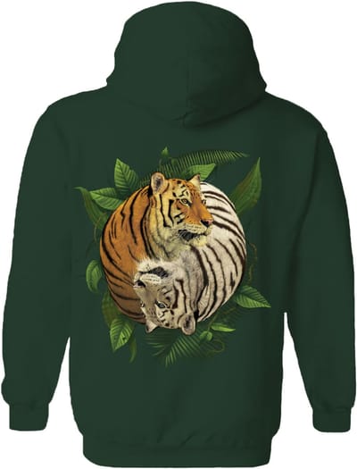 Tijger Tiger Yin Yang The Coloured House Hoodie S
